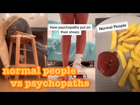 normal people vs psychopaths~tik tok