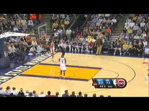 Allen Iverson 23pts 9asts vs GS Warriors 08/09 NBA | HD *Detroit Pistons AI