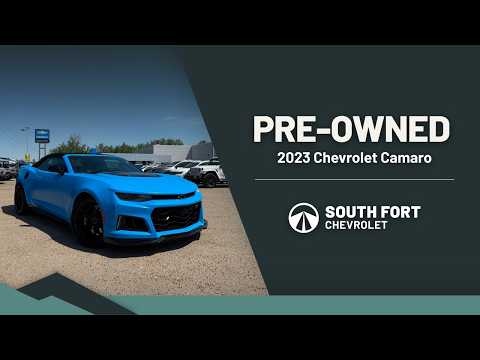 2023 Chevrolet Camaro 2dr Convertible ZL1 in Blue for sale at South Fort Chevrolet in Fort Saskatchewan, AB