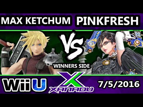 S@X 157 - Pinkfresh (Bayonetta) Vs. Max Ketchum (Cloud) SSB4 Tournament -Smash Wii U