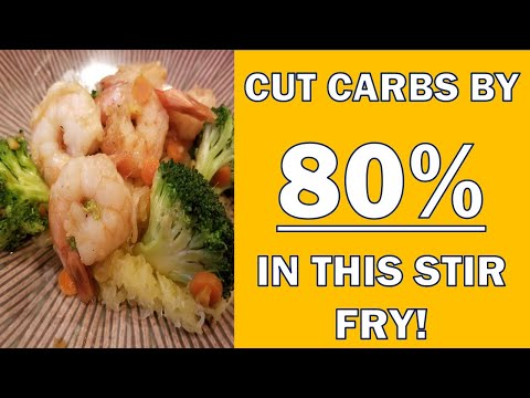 , title : 'Easily Cut Carbs by 80%! Low carb spaghetti squash recipe for shrimp stir fry'