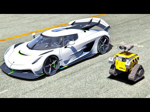 Koenigsegg Jesko vs WALL•E - Monza