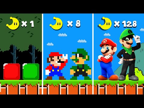 Super Mario Bros. but every Moon makes Mario vs Mr L More REALISTIC!...