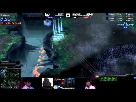 SC2  Homestory Cup XIV Ro4  Zest vs Rogue Highlights
