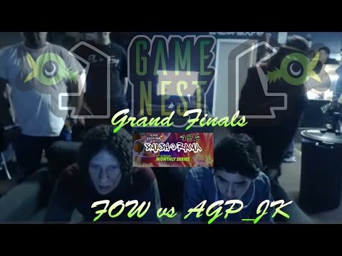Smash O Rama Grand Finals FOW vs AGP JK - Game Nest Arcade Las Vegas Wii U Commentary JustChadTV