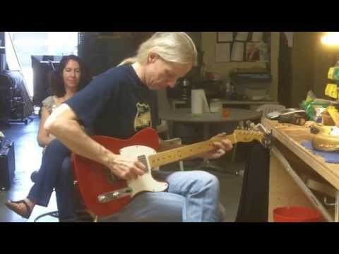 Danny Click Gives Sherry a Go at LsL Instruments