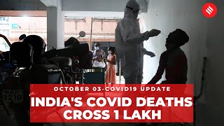 Coronavirus update: Total covid deaths in India cross 1 lakh on Oct 3 | DOWNLOAD THIS VIDEO IN MP3, M4A, WEBM, MP4, 3GP ETC