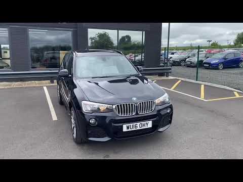 2016 BMW X3 3.0 Xdrive35D msport 309bhp black