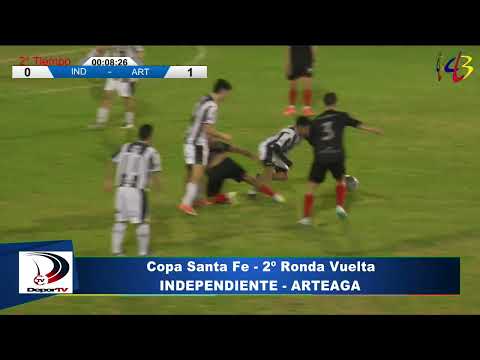 Compacto - Independiente 1 - Arteaga 2 - Copa Santa Fe  2º Ronda Vuelta.