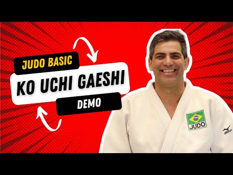 Judo Básico: Ko Uchi Gaeshi em 4 Direções | Basic Ko Uchi Gaeshi Demonstration (4 Directions) — judo technique demonstration