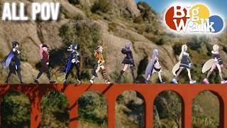 8 Holo EN Members Attempts Teamwork in Big Walk