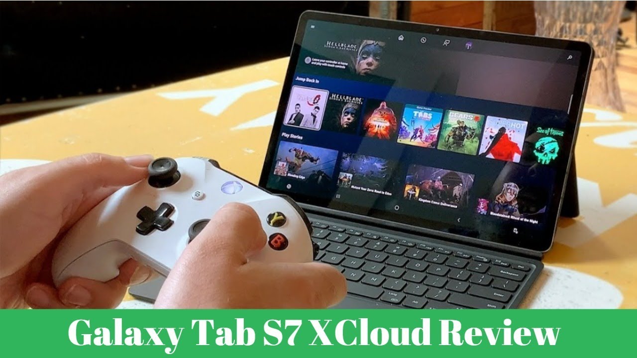 Samsung Galaxy Tab S7 Plus Xbox Xcloud Streaming Gameplay and Review + Quest 2 Giveaway