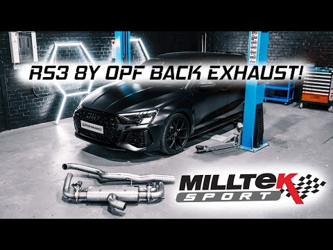 RS3 8Y HATCHBACK - MILLTEK OPF BACK - NON RESONATED