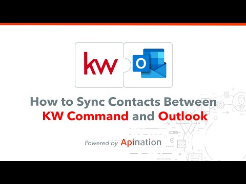 How to Sync Outlook and KW Command — Two Way Contact Sync