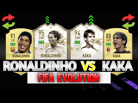 FIFA 20 ⚽️ RONALDINHO VS KAKA ⚽️ FIFA EVOLUTION ⚽️ FIFA 07 - FIFA 20👍