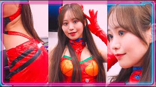 【4Kレースクイーン】群衆の先にアスカがいた👀 東京モーターサイクルショー2024 D.I.Dブース コンパニオン松田彩花ちゃん EVA RACING 新世紀エヴァンゲリオン