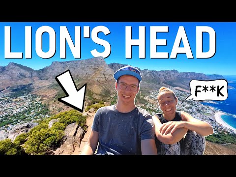 HIKING LION'S HEAD - DRONE FOOTAGE CAPE TOWN - Best Hiking Trail in Cape Town - South Africa 2022