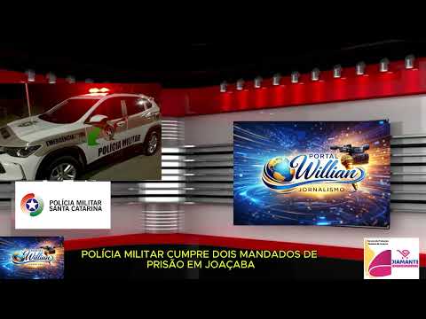 Portal Willian POLÍCIA MILITAR CUMPRE DOIS MANDADO DE PRISÃO EM JOAÇABA