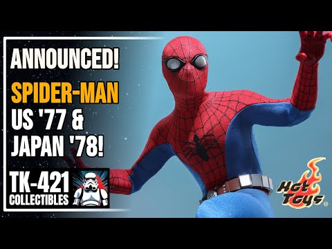 Announced! Hot Toys 1977 US SPIDER-MAN & 1978 Japan SPIDER-MAN — TWO Limited Figures!