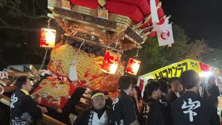 大窪八幡宮　山の下　布団太鼓