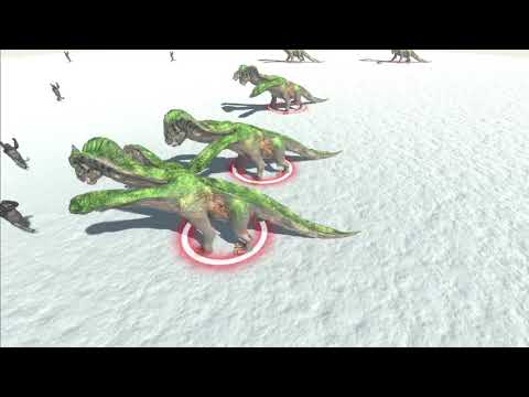 5 Berserker Gorilla vs 5x all units - Animal Revolt Battle Simulator