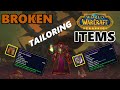 Classic WoW Broken Tailoring Items