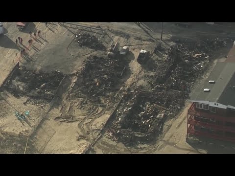 Salisbury buildings destroyed by fire