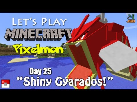 Let's Play Pixelmon Day 25: SHINY GYARADOS!