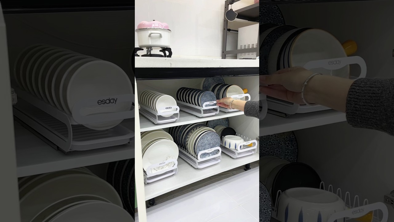 Smart unique home accessiores and kitchen dish rack 😍 #goodthings #kitchen #amazon #shorts