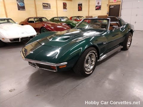 1972 Green Corvette LT1 For Sale Video