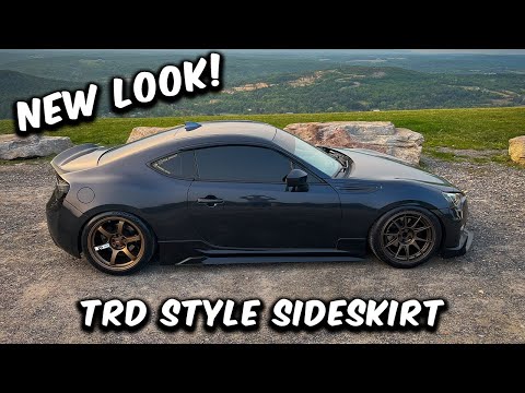 BEST TRD STYLE SIDE SKIRT FOR YOUR BRZ/ FRS ( Super Easy Install Bayson R )