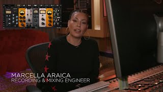 Video thumbnail for Marcella "Ms Lago" Araica on mixing with MixBox "lunchbox" 500-series style audio plugin by ikmultimedia