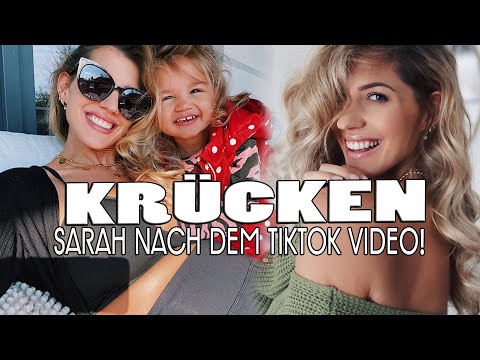 SARAH HARRISON stark verletzt beim TIKTOK Video 💔 Sie geht nur noch mit Krücken