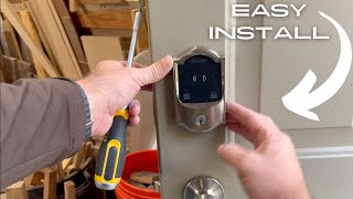 Install of Schlage Wifi Deadbolt Smart Lock