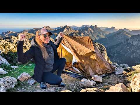 Diese Nacht mit Zelt hoch oben in den Bergen vergessen wir nie