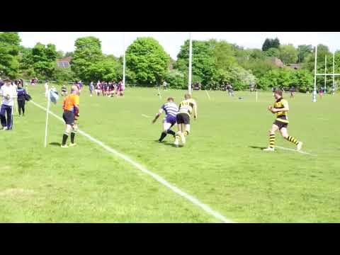Shrewsbury First Try in Shield Plate Final May 13 2018 vs Droitwich Rugby Club