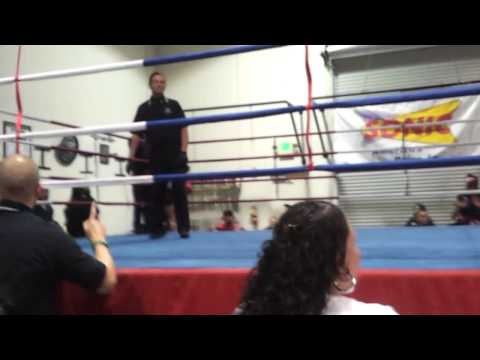 Damian's first sanctioned fight, 11-10-2012