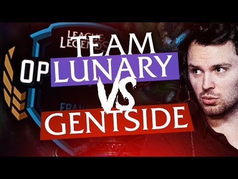 TEAM LUNARY VS GENTSIDE - Qualifications ESWC Metz (LoL Open Tour)
