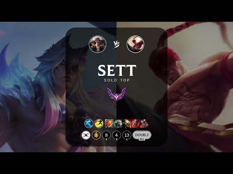 Sett Top vs Lee Sin - KR Master Patch 12.23