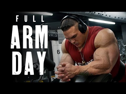 Nick Walker | FULL ARM DAY IN 4K! • Olympia Prep 2021