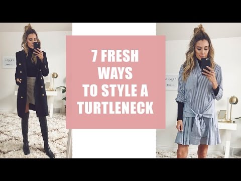 7 Fresh Ways to Style A Turtleneck
