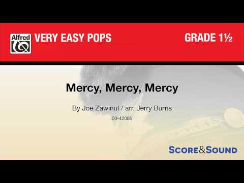 Mercy, Mercy, Mercy, arr. Jerry Burns – Score & Sound