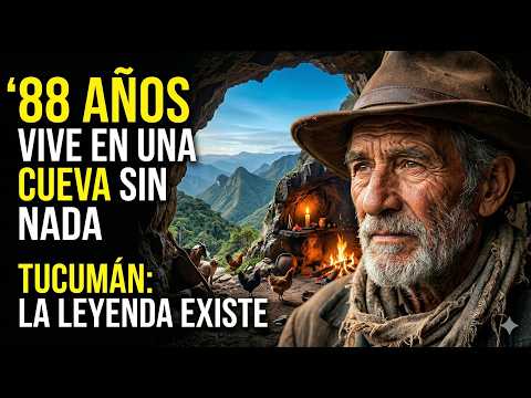 Un Hombre de 88 años lleva 60 años viviendo en una cueva en Tucumán, Argentina.