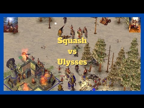 Ulysses (Oranos) vs Squash (Ra) #aom #ageofempires