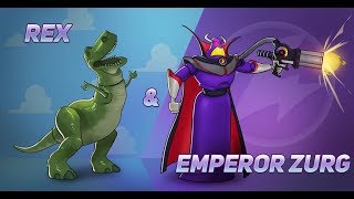 Friends Forever: Emperor Zurg and Rex!