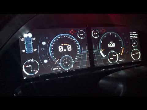 200sx s13 Digital dashboard project update and test drive.