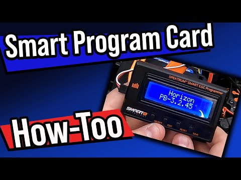 How to use the Spektrum smart programmer.