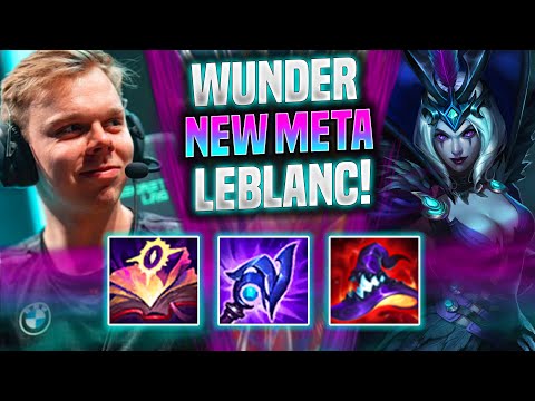 WUNDER IS A MONSTER WITH LEBLANC TOP! - FNC Wunder Plays Leblanc Top vs Riven! | Season 2022