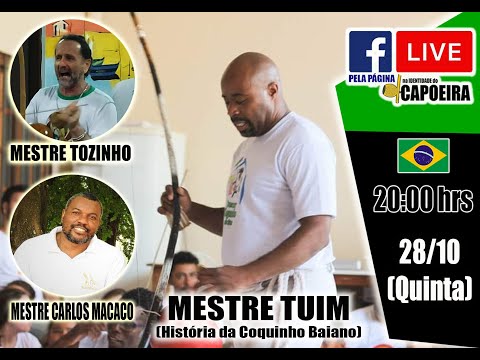 260ª LIVE NA IDENTIDADE DO CAPOEIRA   MESTRE TUIM
