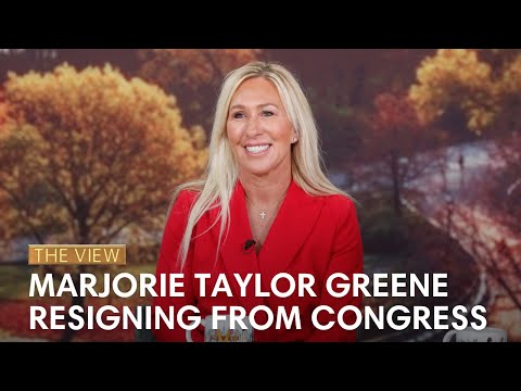 Marjorie Taylor Greene Resigning From Congress | The View